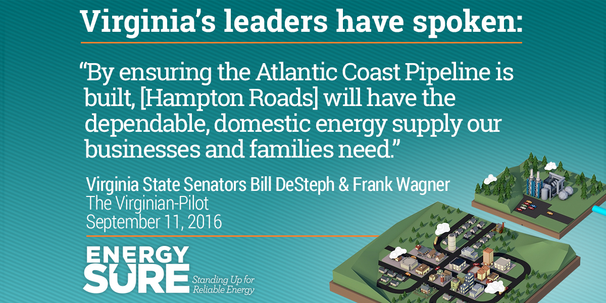 Bill DeSteph & Frank Wagner: Pipeline will transform Hampton Roads economy